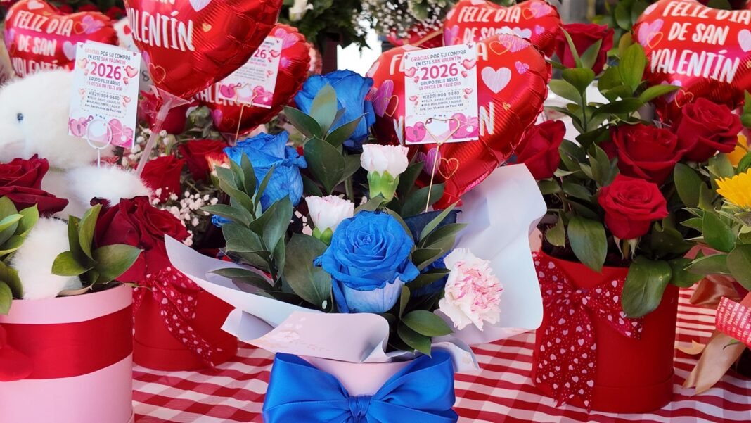 Vendedores reportan ventas dinámicas de flores y arreglos en este San Valentín