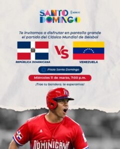 Alcaldía del DN proyectará juego RD Vs. Venezuela en la Plaza Santo Domingo del malecón