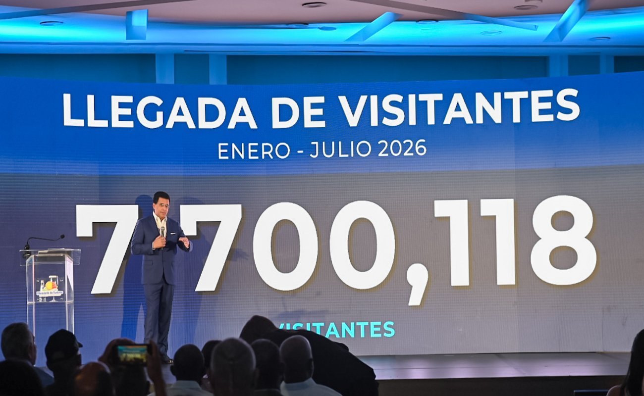 Más de 7,7 millones de visitantes llegan al país hasta julio