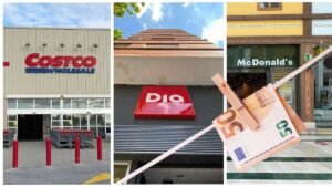 Costco. Dia. Mc Donald's.