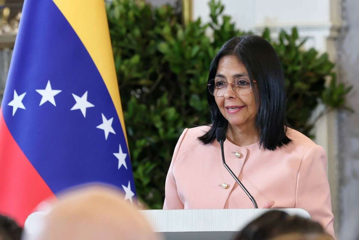 La presidenta encargada de Venezuela, Delcy Rodríguez, en una imagen de archivo. Foto: Europa Press.