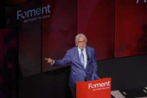 El presidente de Foment, Josep Sánchez Llibre. Foto: Foment.